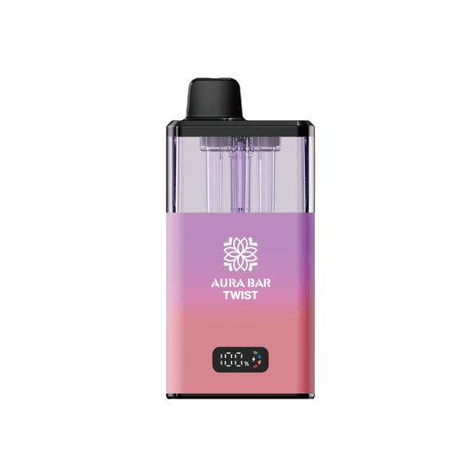Crystal Prime Aura Bar Twist 40k Prefilled Pod Kit | Box of 5 - Vapewholesalesupplier