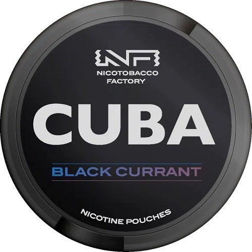 Cuba Nicotine Pouches Nicopods Pack of 10, Black Currant Flavour