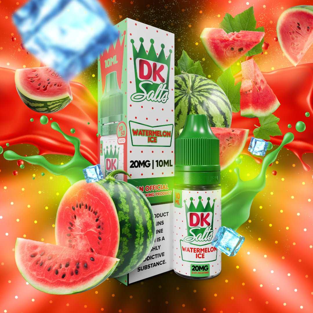 DK Salts E - Liquid 10ml 20MG Nic Salt Box of 10 - with Watermelon Ice #No1-vape-wholesale#
