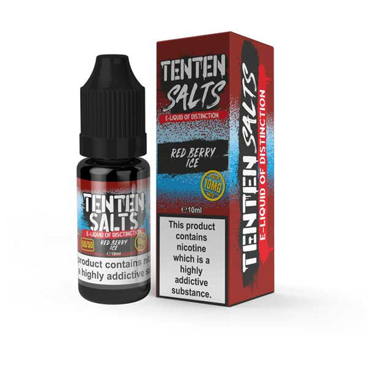Ten Ten Nic Salts 10ml E - liquids - Box of 10