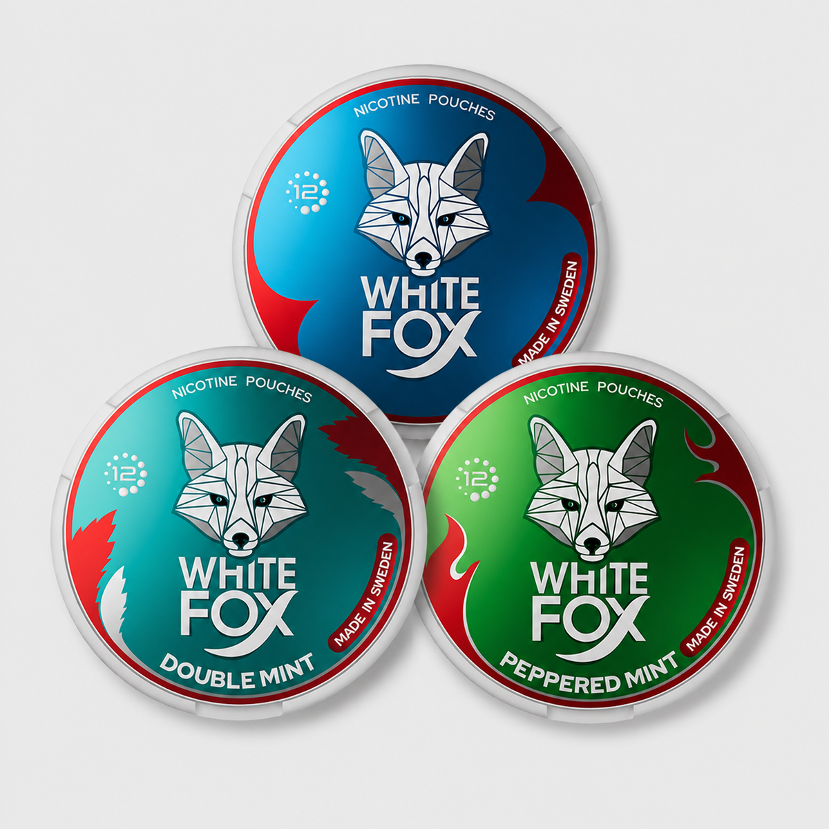 White Fox Mint Edition Intense 12mg Bundle Pack of 10