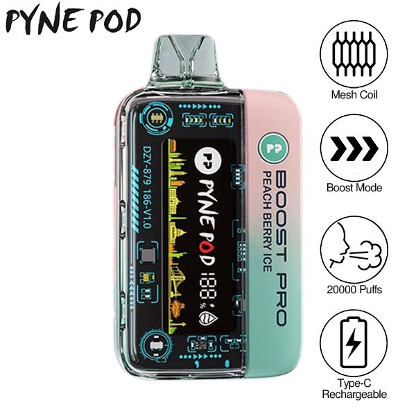 Pyne Pod Boost Pro 20000 Puffs Disposable Vape - Flavour