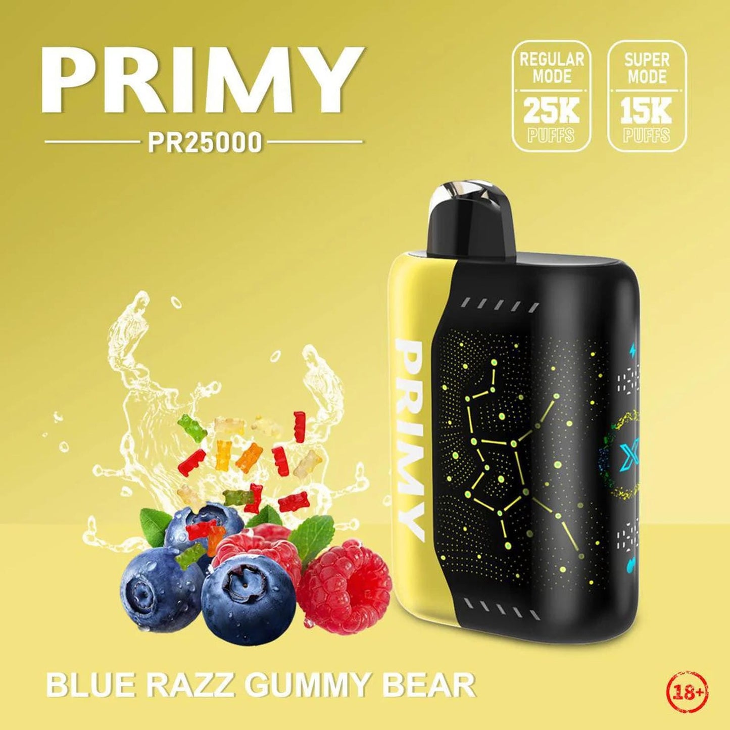 Primy PR25000 Puffs Prefilled Vape Pod Kit - Box of 5