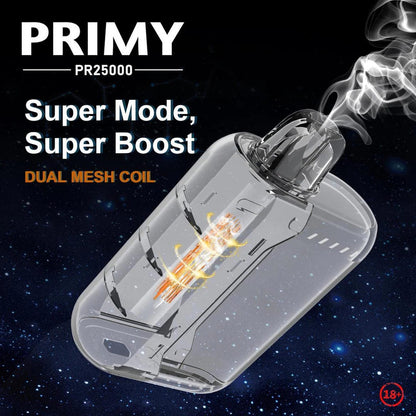 Primy PR25000 Puffs Prefilled Vape Pod Kit - Box of 5