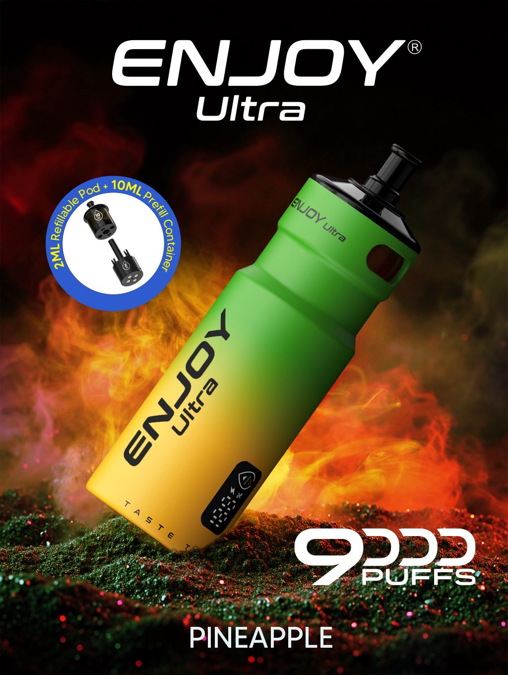 Enjoy Ultra 9000 Puffs Refilled Vape Kit - Box of 5