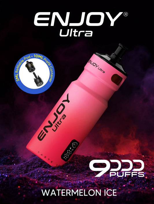 Enjoy Ultra 9000 Puffs Refilled Vape Kit - Box of 5