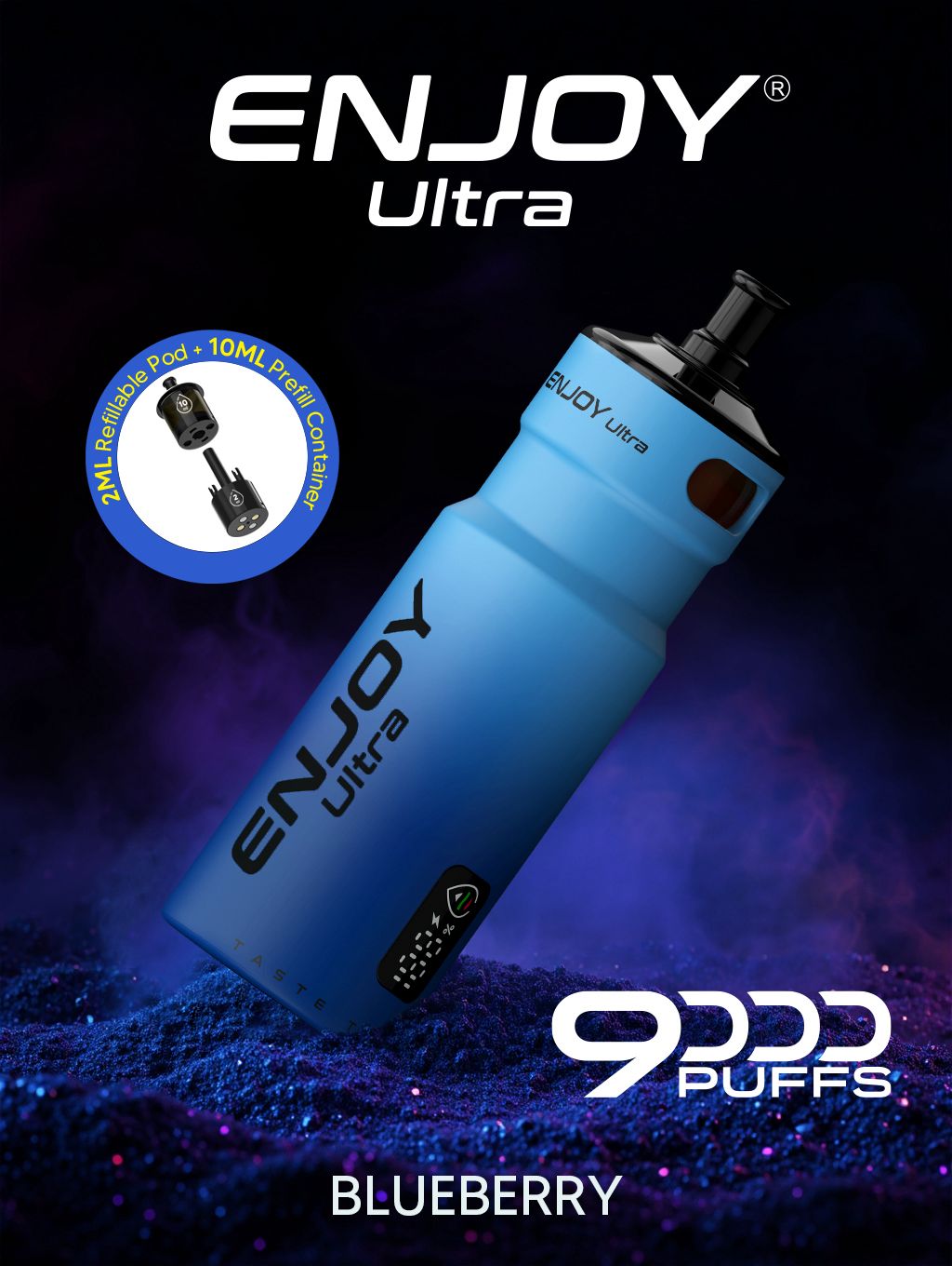 Enjoy Ultra 9000 Puffs Refilled Vape Kit - Box of 5