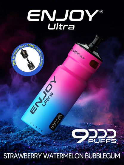 Enjoy Ultra 9000 Puffs Refilled Vape Kit - Box of 5
