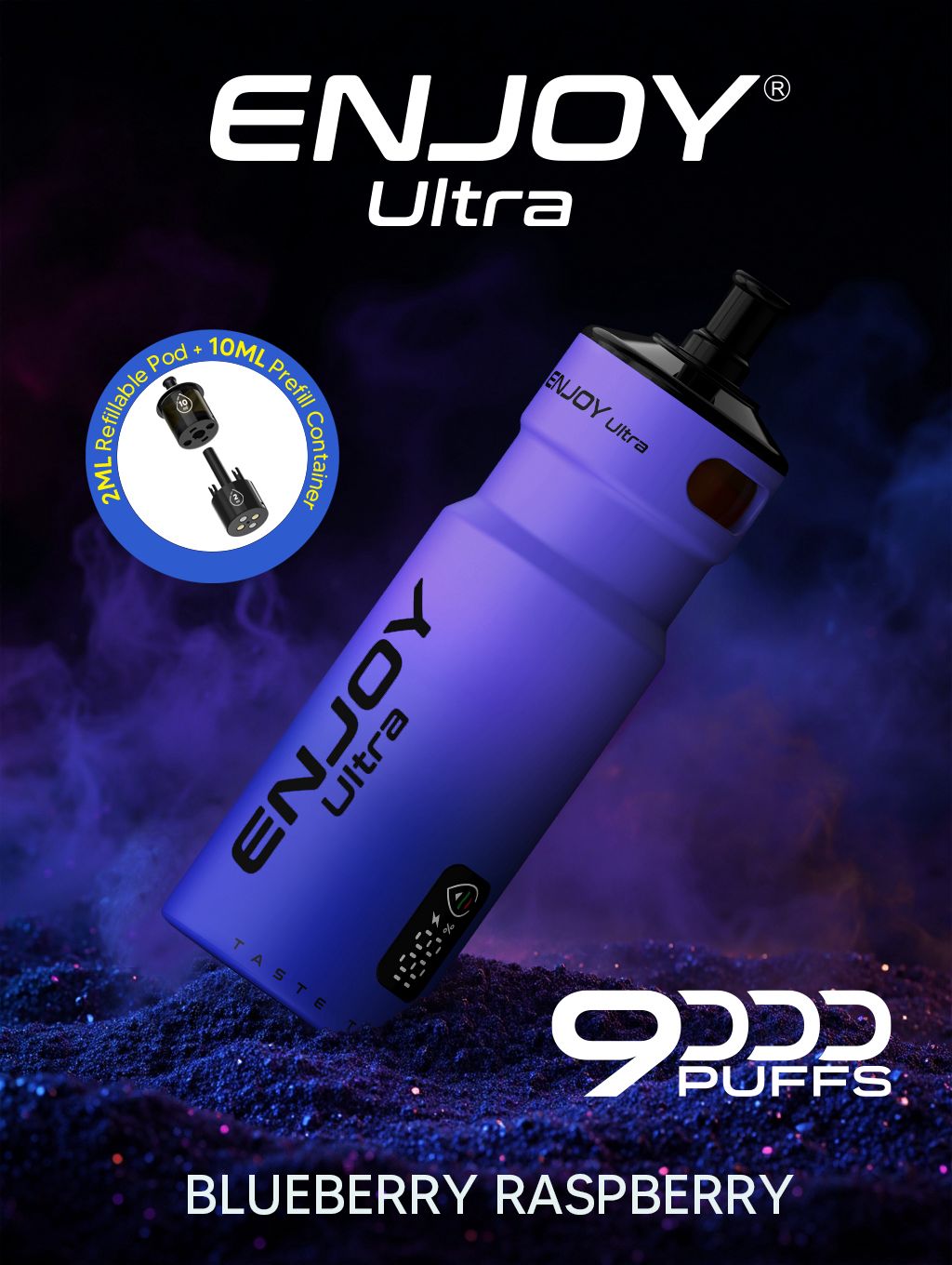 Enjoy Ultra 9000 Puffs Refilled Vape Kit - Box of 5
