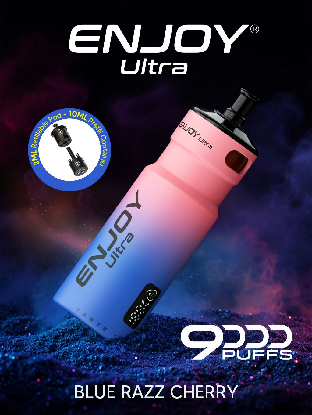 Enjoy Ultra 9000 Puffs Refilled Vape Kit - Box of 5