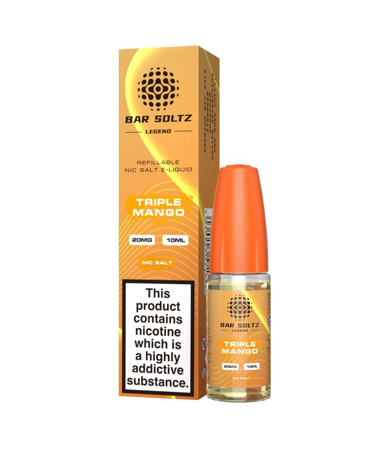Bar soltz 10ml Nic Salt Pack of 10