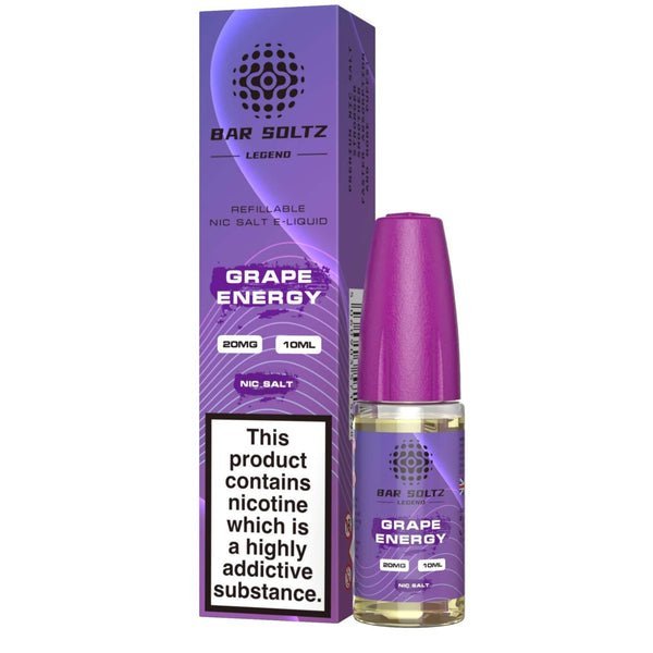 Bar Soltz Legend Nic Salts 10ml E - liquids - Box of 10