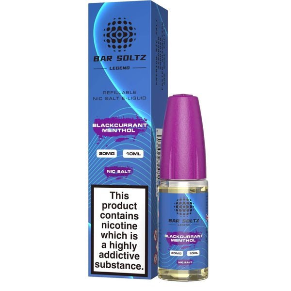 Bar Soltz Legend Nic Salts 10ml E - liquids - Box of 10