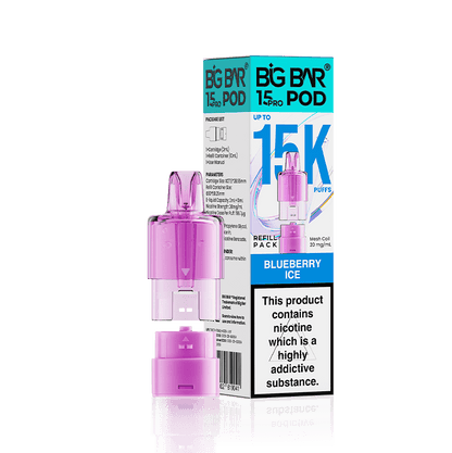 Big Bar 15000 Pro Prefilled Refill Pods Pack of 5 - Wholesale Price !