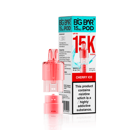 Big Bar 15000 Pro Prefilled Refill Pods Pack of 5 - Wholesale Price !