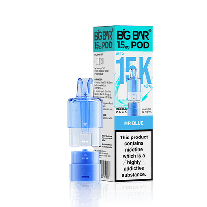 Big Bar 15000 Pro Prefilled Refill Pods Pack of 5 - Wholesale Price !