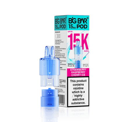 Big Bar 15000 Pro Prefilled Refill Pods Pack of 5 - Wholesale Price !