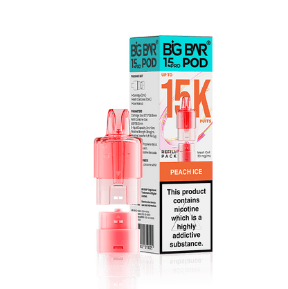 Big Bar 15000 Pro Prefilled Refill Pods Pack of 5 - Wholesale Price !
