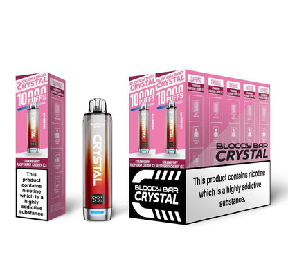Bloody Bar Crystal 10K Puff Prefilled Pod Kit - Box of 10