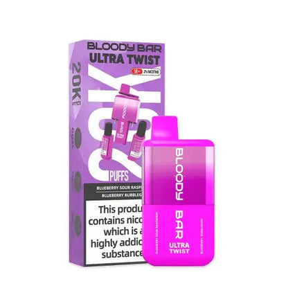 Bloody Bar Ultra Twist 20000 Puffs - Flavour