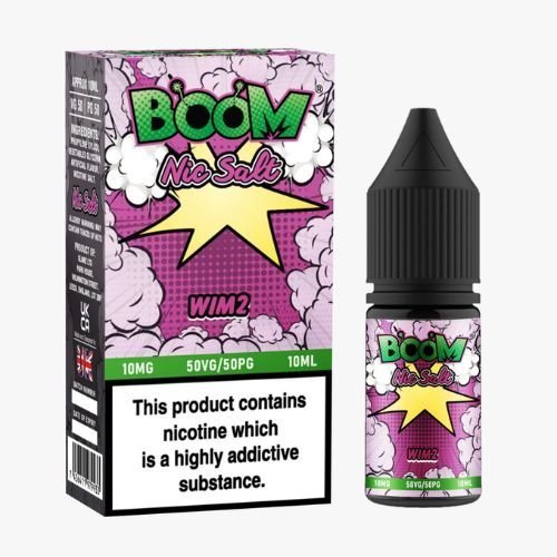Boom Nic Salts 10ml E - liquids - Box of 10
