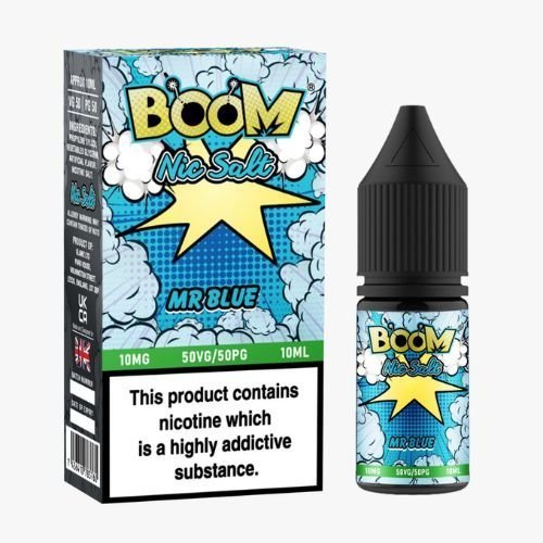 Boom Nic Salts 10ml E - liquids - Box of 10