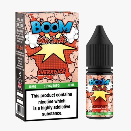 Boom Nic Salts 10ml E - liquids - Box of 10