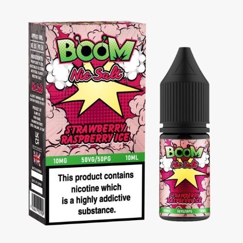 Boom Nic Salts 10ml E - liquids - Box of 10