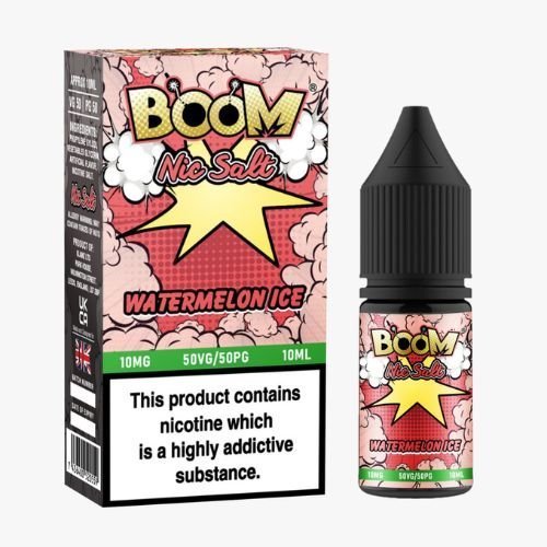 Boom Nic Salts 10ml E - liquids - Box of 10