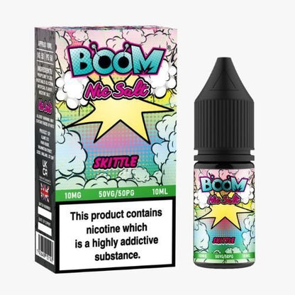 Boom Nic Salts 10ml E - liquids - Box of 10
