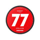77 Ghost Mini Cola Ice 24 nicotine pouches in vibrant red tin