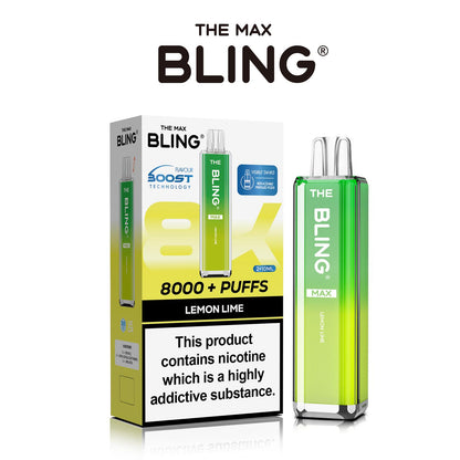 Flavour of Crystal Bling Max 8000 Pod Kit, available in Wholesale Box of 5 at wholesale