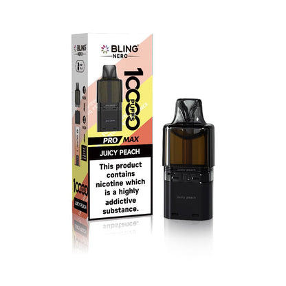 Crystal Bling Nero 10k Prefilled Pods Box of 5 - Wholesale Price !