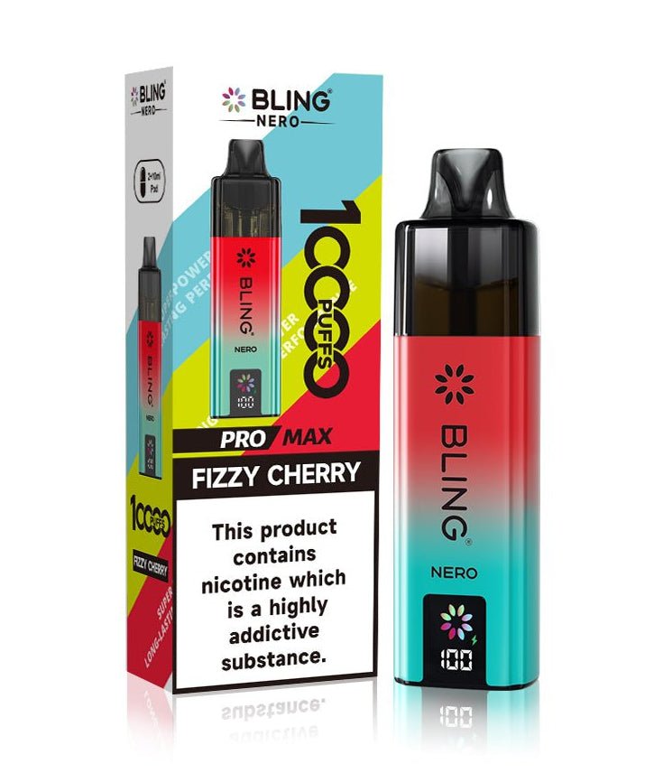 Crystal Bling Nero 10k Vape Kit Box of 5 - option1