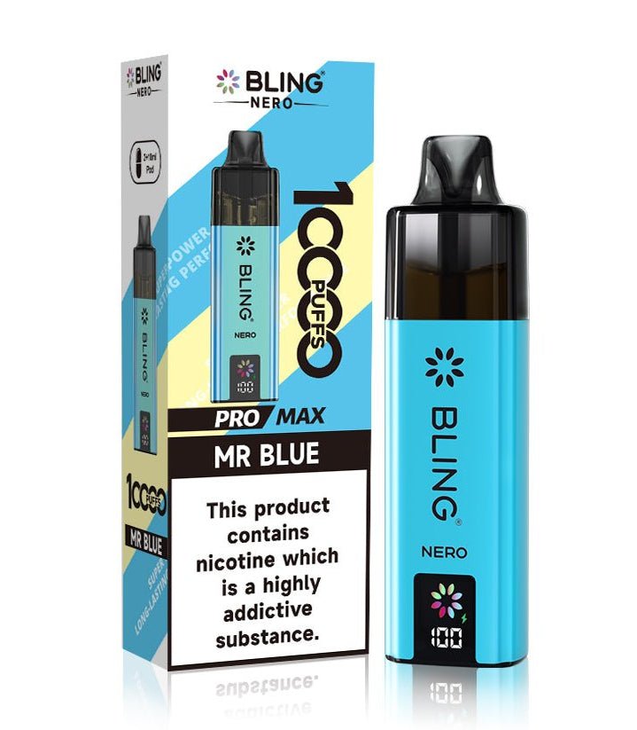Crystal Bling Nero 10k Vape Kit Box of 5 - option1