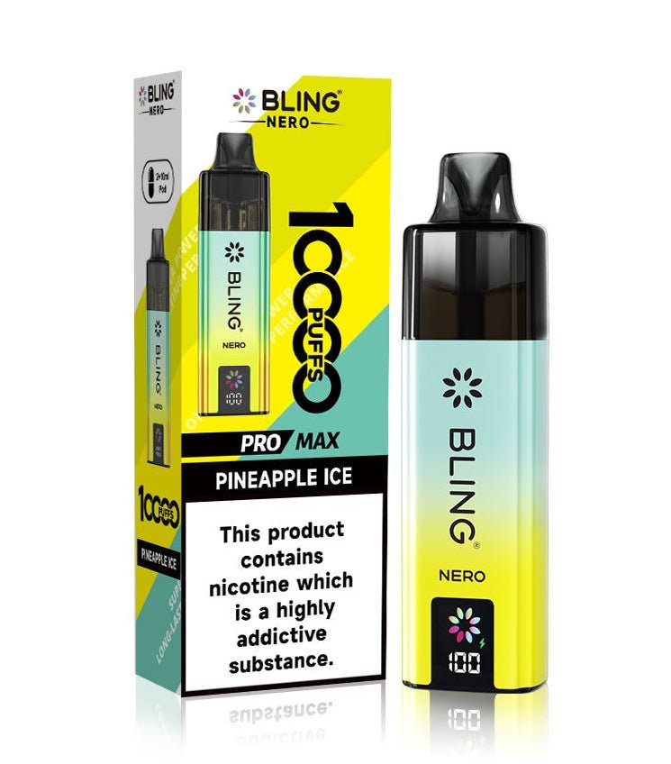 Crystal Bling Nero 10k Vape Kit Box of 5 - option1