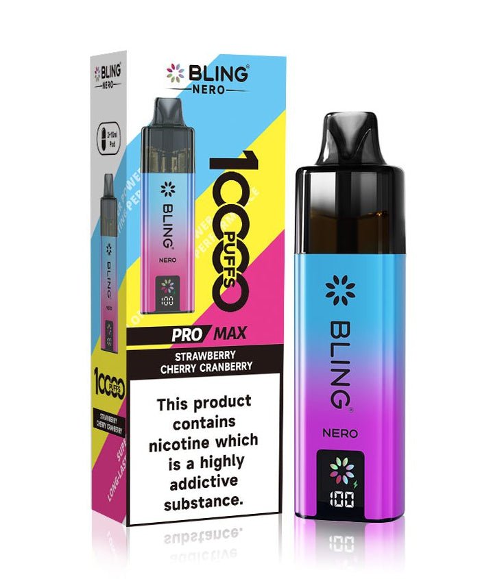 Crystal Bling Nero 10k Vape Kit Box of 5 - option1