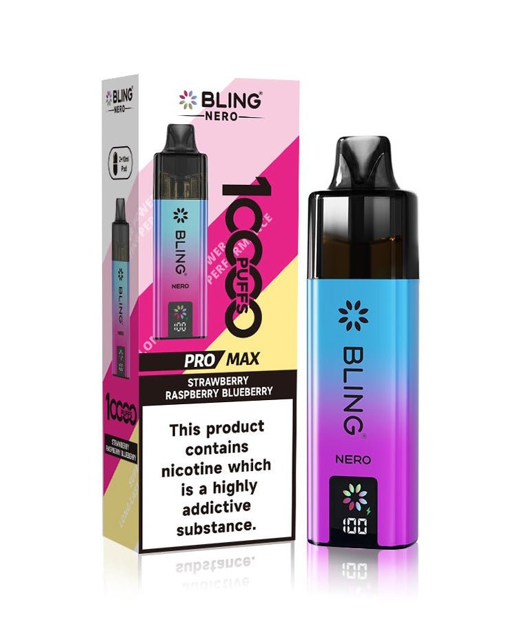 Crystal Bling Nero 10k Vape Kit Box of 5 - option1