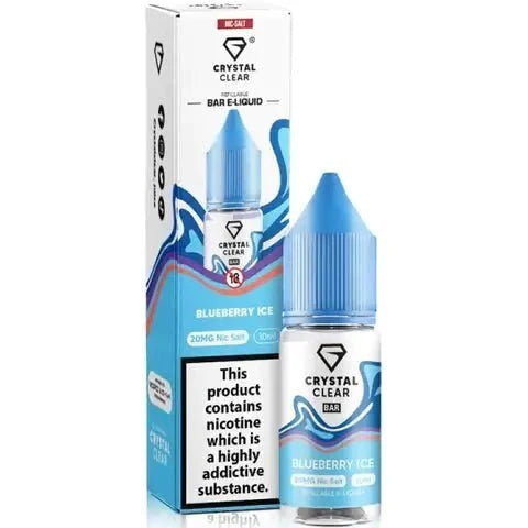 Crystal Clear Nic Salts 10ml - Pack of 10
