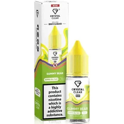 Crystal Clear Nic Salts 10ml - Pack of 10