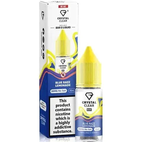 Crystal Clear Nic Salts 10ml - Pack of 10