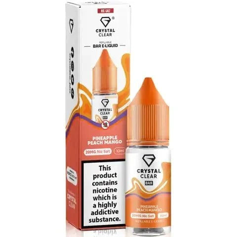 Crystal Clear Nic Salts 10ml - Pack of 10