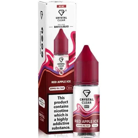 Crystal Clear Nic Salts 10ml - Pack of 10
