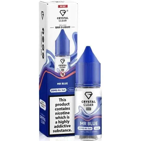 Crystal Clear Nic Salts 10ml - Pack of 10