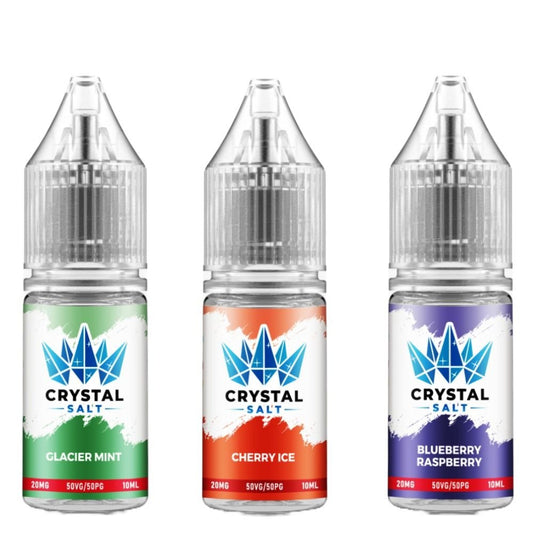Crystal Nic Salt E-Liquid 10ml 10mg & 20mg | Pack of 5