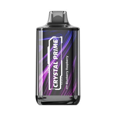 Crystal Prime Deluxe 18000 Disposable Vape Box of 10 - Blueberry Raspberry Flavour