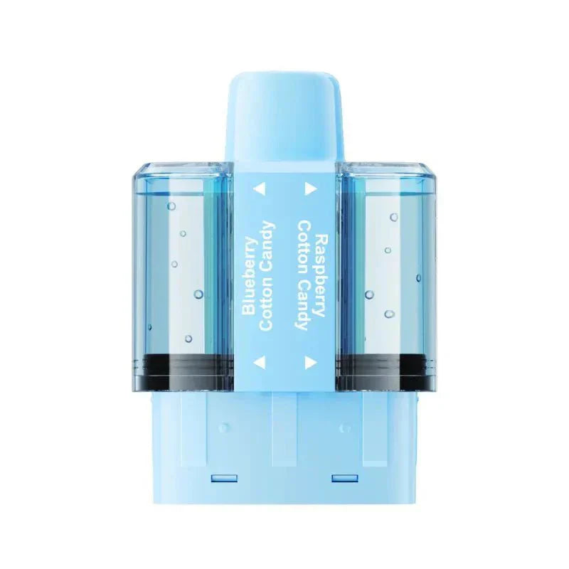 Crystal Pro Switch 30k Pods Box of 5, Blueberry Cotton Candy, Raspberry Cotton Candy Flavour