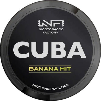 Cuba Nicotine Pouches Nicopods Pack of 10, Banana Hit Flavour