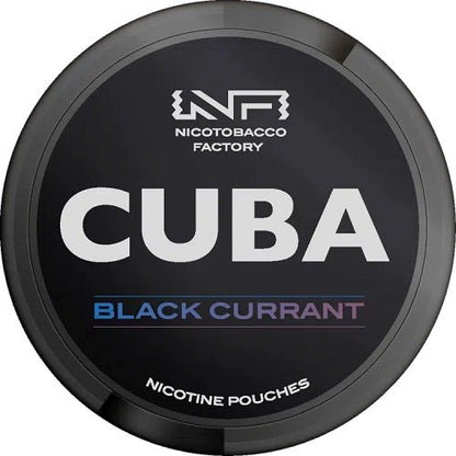 Cuba Nicotine Pouches Nicopods Pack of 10, Black Currant Flavour