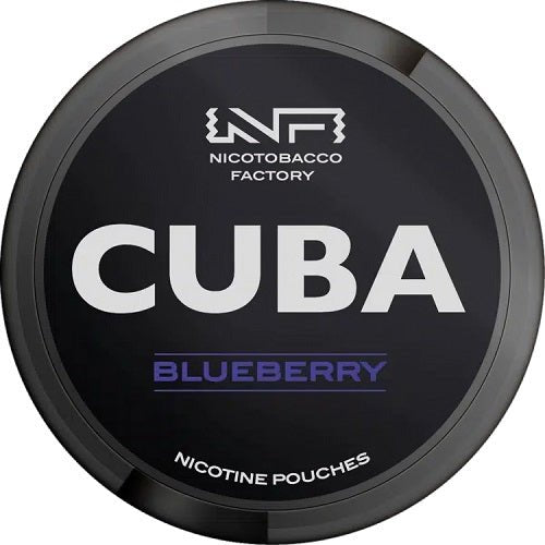 Cuba Nicotine Pouches Nicopods Pack of 10, Blueberry Flavour